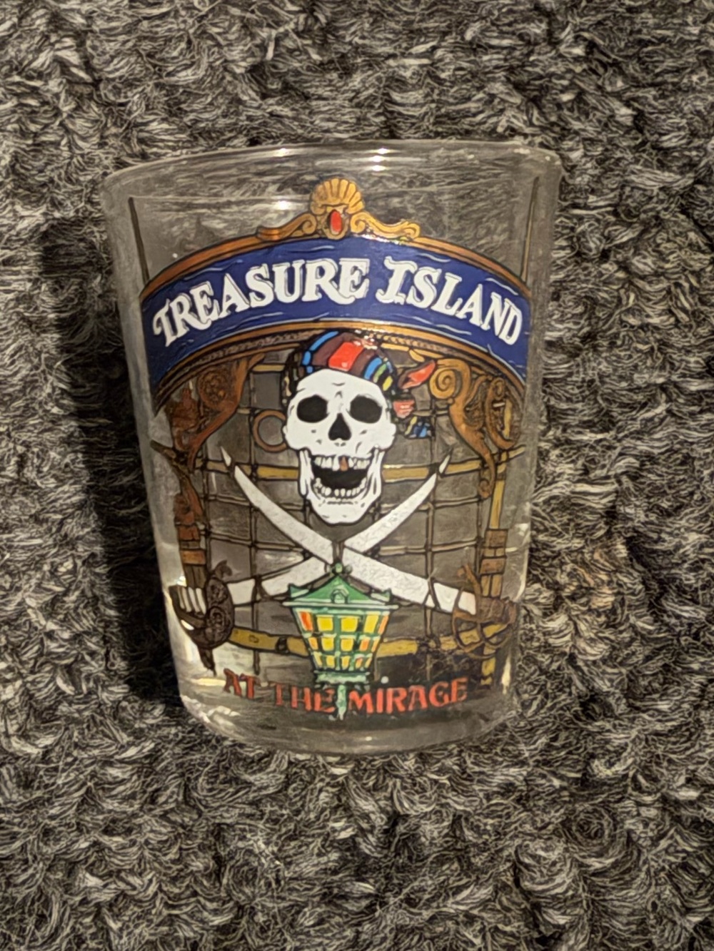 Treasure island at the mirage shot glass